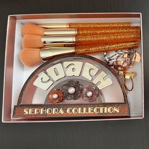 Coach x Sephora tea rose brush set 🪷